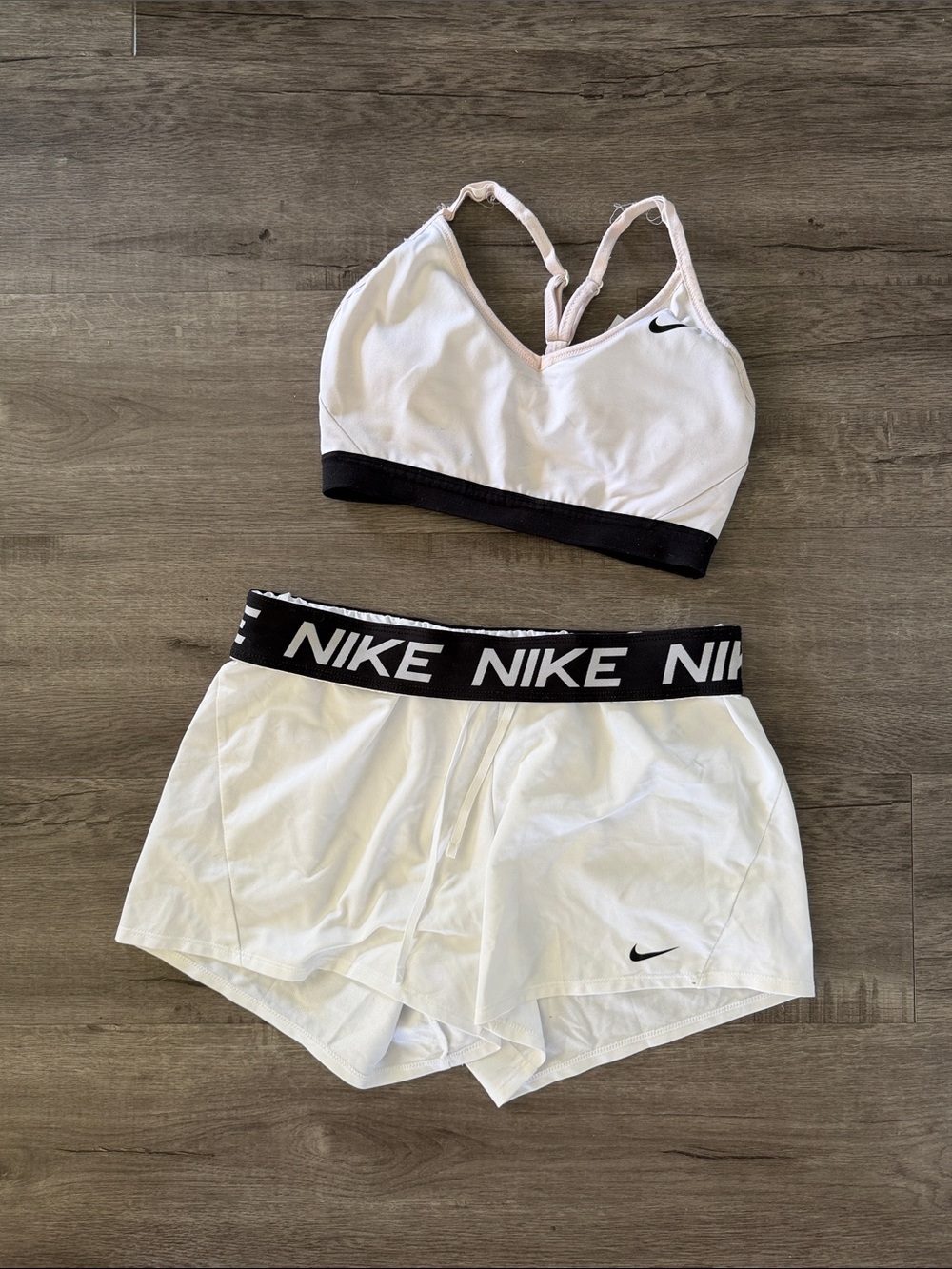 Nike White Shorts